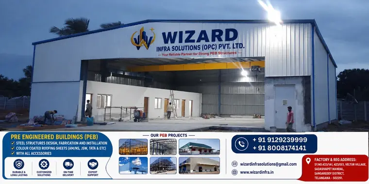 Wizard Infra Solutions PEB poster